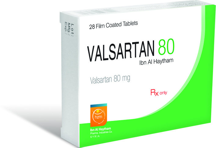 Valsartan 80 Ibn Al Haytham Tablets Valsartan 80 Ibn Al Haytham Tablets