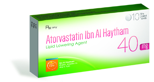 Atorvastatin Ibn Al Haytham 40 mg Atorvastatin Ibn Al Haytham 40 mg