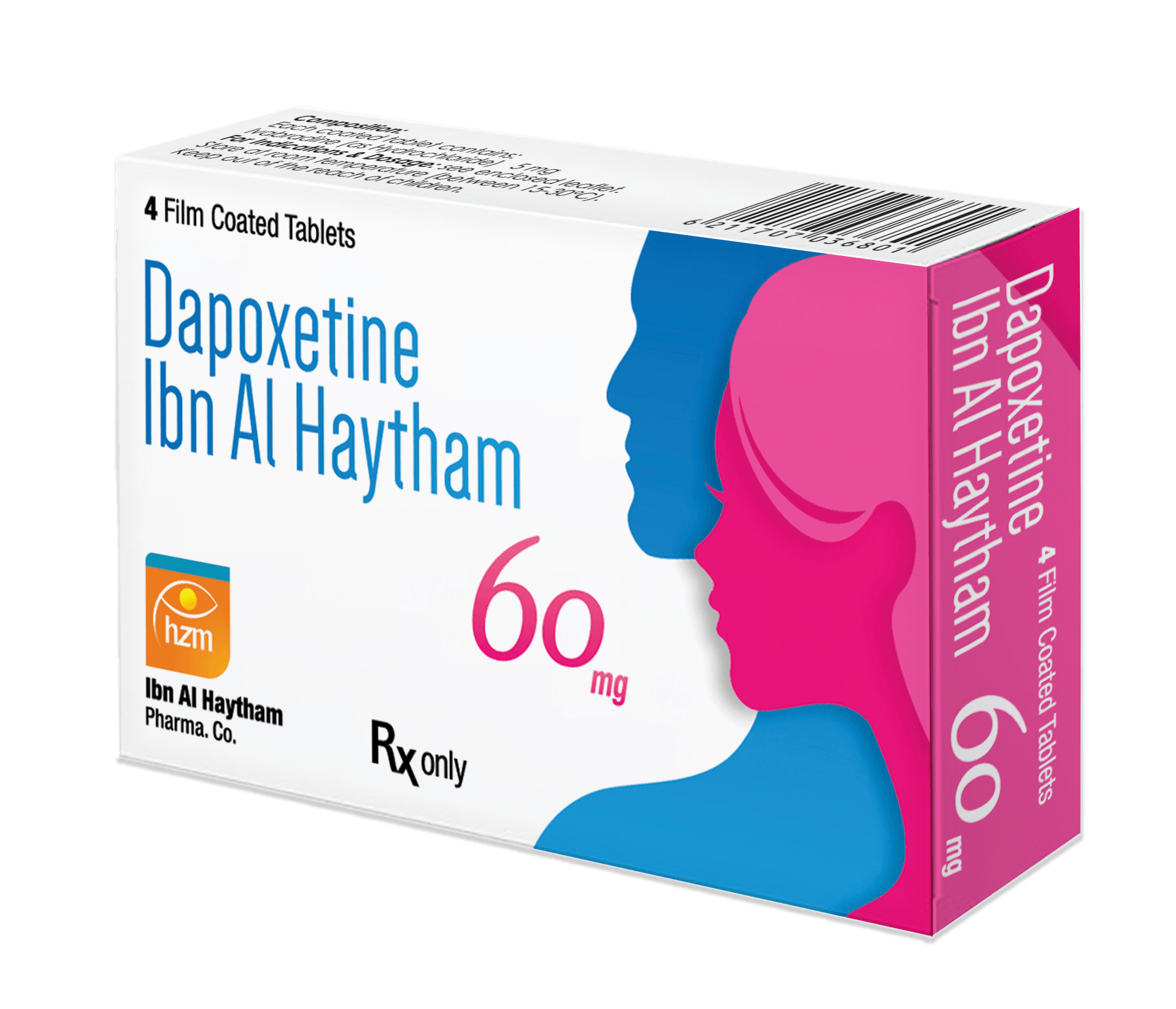 Dapoxetine Ibn AlHaytham 60mg