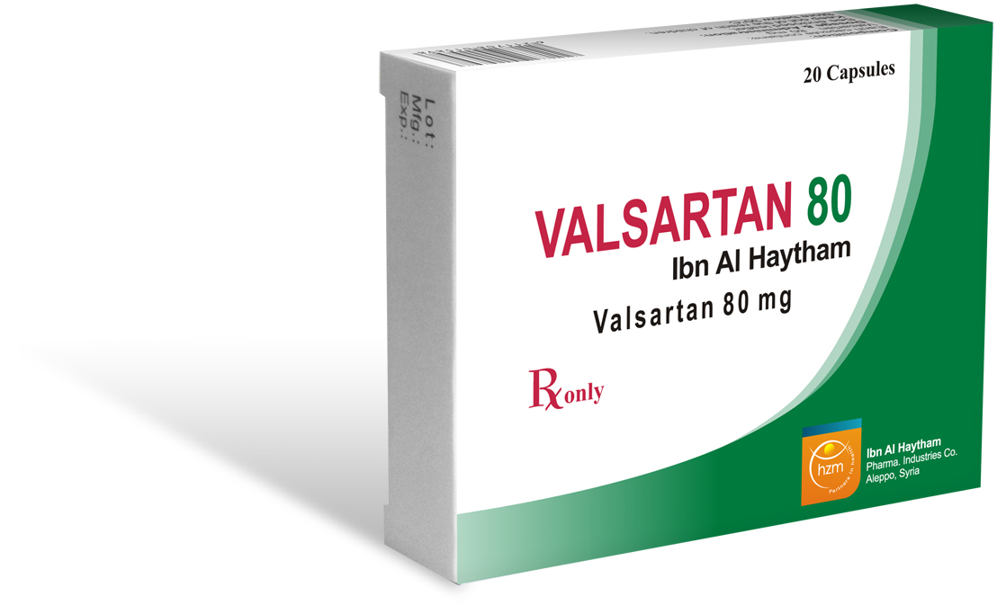 Valsartan 80 Ibn Al Haytham Capsules Valsartan 80 Ibn Al Haytham Capsules