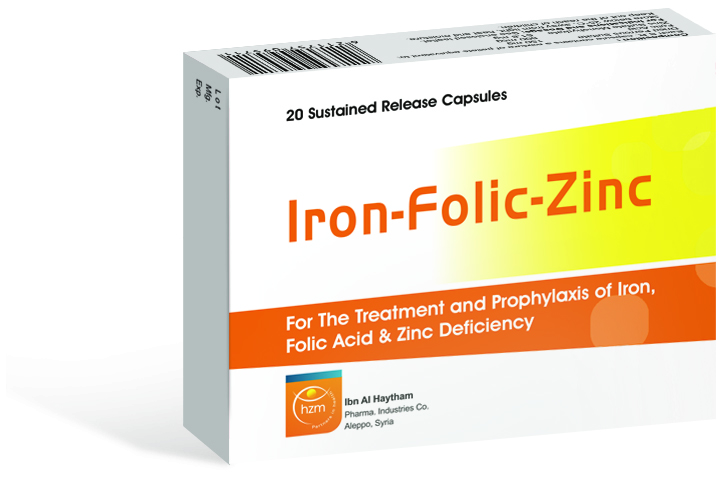 Iron- Folic- Zinc Iron- Folic- Zinc