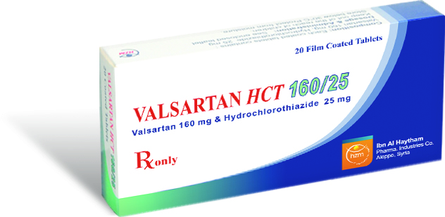 Valsartan HCT 160 / 25 Valsartan HCT 160 / 25