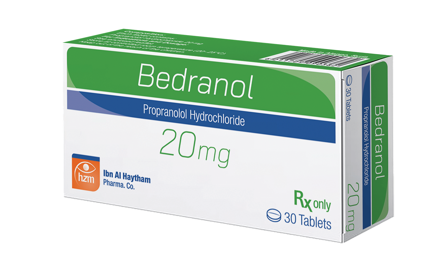 بيدرانول 20 ملغ