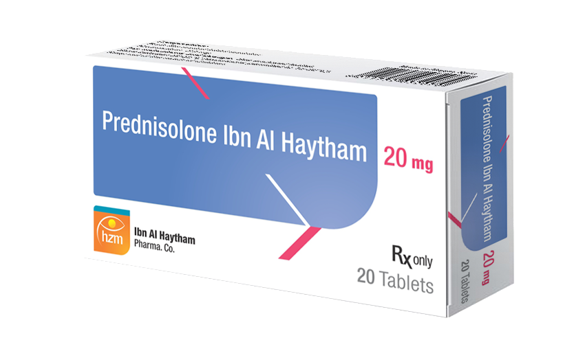 بريدنيزولون ابن الهيثم 20 ملغ