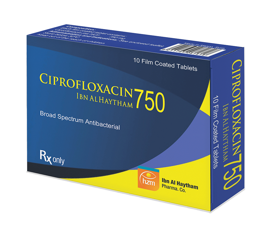 سيبروفلوكساسين ابن الهيثم 750